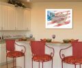 White Framed "I Stand" by Cindy Jacobs, Ready to Hang