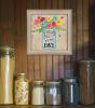 Beige Framed "Home Filled with Love" By Deb Strain