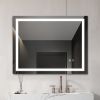 LED Lighted Mirror w/ High Lumen & Anti-Fog  28"x36"