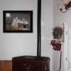 Black Framed "Midnight Moon" by Billy Jacobs, Ready to Hang