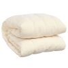 Weighted Blanket Light Cream 86.6"x94.5" 33.1 lb Fabric