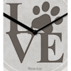 Westclox Gray Love Paws 10", Timekeeping for Animal Lovers