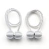 Magnetic Rope Ball Curtain Holder Tiebacks Rods, 2 pcs.