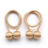 Magnetic Rope Ball Curtain Holder Tiebacks Rods, 2 pcs.