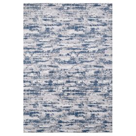 Milano Washable Nautical Navy Blue Woven Area Rug, 13' x 10' (Option: Color)