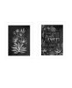White "Vintage Flowers in Bloom" 2 pc by HOUSE FENWAY