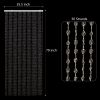 Crystal Beaded Acrylic String Curtain for Doorway 35.5" x 79"