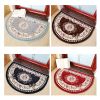 European Style Semicircle Entrance Absorbent Non-slip door mat